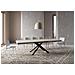 Tavolo allungabile 90x200/460cm Karida cashmere gambe antracite - Foto miniatura 3