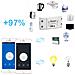 Dam  Smart Home Convertitore Wi-fi Per Prese E Interruttori 8x2x3 Cm. Colore Bianco - Foto miniatura 3