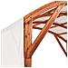 Gazebo Scopello Legno Di Abete 303 Cm 300 Cm Marrone/beige - Foto miniatura 5