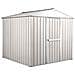 Capanno Per Esterno In Lamiera Di Acciaio Zincata 275x175cm X H 212cm - 87 Kg - 4,81mq Bianco - Foto miniatura 7