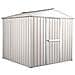 Capanno Per Esterno In Lamiera Di Acciaio Zincata 275x175cm X H 212cm - 87 Kg - 4,81mq Bianco - Foto miniatura 1