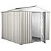 Capanno Per Esterno In Lamiera Di Acciaio Zincata 275x175cm X H 212cm - 87 Kg - 4,81mq Bianco - Foto miniatura 8