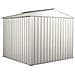 Capanno Per Esterno In Lamiera Di Acciaio Zincata 275x175cm X H 212cm - 87 Kg - 4,81mq Bianco - Foto miniatura 3