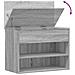 Lusso Casadino -  Scarpiera Grigio Sonoma 60x30x45 Cm In Legno Multistrato - Foto miniatura 7