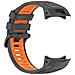 Cinturino In Silicone Bicolore Per Garmin Instinct 3 Orange Modello 1 - Foto miniatura 5