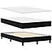 Letto Box Spring con Materasso Nero 120x200 cm Velluto - Foto miniatura 5