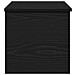 Scatola di Stoccaggio in Rovere Nero 90x35x35 cm in Legno Ingegnerizzato di - Foto miniatura 8
