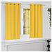 Tende con tende 2 pcs giallo senape Poliestere - Foto miniatura 2