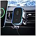 Supporto Auto Con Carica Wireless 15w Qi Veloce, Nero - Foto miniatura 3