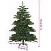 Albero di Natale Artificiale con Rami Pieghevoli Verde 150 cm - Foto miniatura 9