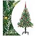Albero di Natale Artificiale Imbiancato con Luci LED 150 cm - Foto miniatura 1