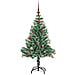 Albero di Natale Artificiale Imbiancato con Luci LED 150 cm - Foto miniatura 6