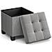 PUFA - LSF014G02 Pouf contenitore grigio chiaro per camera da letto - Foto miniatura 2