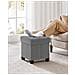 PUFA - LSF014G02 Pouf contenitore grigio chiaro per camera da letto - Foto miniatura 4