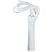 Rubinetto per lavabo da bagno, Blackswan, tipo M220, modello bianco con bocca a cascata e montaggio su piano, misura 34 cm - Foto miniatura 1