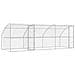 Cuccia per cani 3 pcs Argento 6 x 2 x 2 m Acciaio zincato - Foto miniatura 1