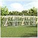 Cuccia per cani 3 pcs Argento 6 x 2 x 2 m Acciaio zincato - Foto miniatura 2