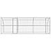 Cuccia per cani 3 pcs Argento 6 x 2 x 2 m Acciaio zincato - Foto miniatura 4