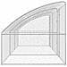 Cuccia per cani 3 pcs Argento 6 x 2 x 2 m Acciaio zincato - Foto miniatura 5