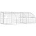 Cuccia per cani 3 pcs Argento 6 x 2 x 2 m Acciaio zincato - Foto miniatura 6