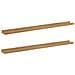 Scaffale da parete con lo scaffale 2 pcs Marrone 100 x 9 x 3 cm - Foto miniatura 1