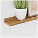Scaffale da parete con lo scaffale 2 pcs Marrone 100 x 9 x 3 cm - Foto miniatura 5