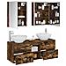 Set di mobili per il bagno 5 pcs Rovere Fumo - Foto miniatura 3