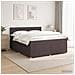 Letto box spring con materasso Marrone Scuro 140 x 200 cm - Foto miniatura 4