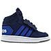 Ee6714 Hoops Mid 2.0 Sneakers Scarpe Alte Bambino Primi Passi Strappo Blu 19 - Foto miniatura 2