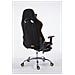 Sedia Gaming Ufficio Limit XL in Tessuto I Poltrona Racing Rinforzata Max 150 kg I Poltrona Ergonomica con Ruote Nero Giallo con Poggiapiedi - Foto miniatura 5