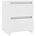 Comodini 2 pz Bianco 30x30x40 cm in Legno Ingegnerizzato - Foto miniatura 4