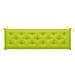 Cuscino per Panca Verde Intenso 180x (50+50) x7 cm Tessuto Oxford - Foto miniatura 3