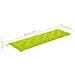 Cuscino per Panca Verde Intenso 180x (50+50) x7 cm Tessuto Oxford - Foto miniatura 8