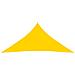 Parasole a Vela Oxford Triangolare 4,5x4,5x4,5 m Giallo - Foto miniatura 3