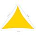 Parasole a Vela Oxford Triangolare 4,5x4,5x4,5 m Giallo - Foto miniatura 6