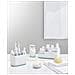 Bagno Slim Compact Piatto Di Sapone Bianco Blu - Foto miniatura 3