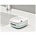 Bagno Slim Compact Piatto Di Sapone Bianco Blu - Foto miniatura 4