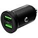 Caricabatteria Da Auto Deltaco Usb, 2x Usb-a 18 W, Ricarica Rapida, 36 W Totali - Foto miniatura 1
