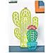 Sagoma In Legno Mdf - Palla Di Cactus Origami 15 Cm - Foto miniatura 1