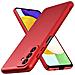 Custodia Compatibile Con Samsung Galaxy A13 5g In Rosso Metallo - Hard Case Coperchio Protettivo In Look Metallico Contro I Graffi E Gli Urti - Foto miniatura 1