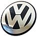1 Coprimozzo Adesivo Con Logo In Rilievo In Metallo 90mm Per Vw - Foto miniatura 1