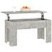 Tavolino Salotto Grigio Cemento 101x49x52 Cm Legno Multistrato - Foto miniatura 7