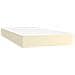 Materasso A Molle Insacchettate Crema 80x200x20cm In Similpelle - Foto miniatura 1
