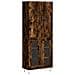 Credenza Rovere Fumo 69,5x34x180 Cm In Legno Multistrato - Foto miniatura 2