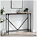 Tavolino Consolle Rovere Fumo 102x22,5x75 Cm Legno Multistrato - Foto miniatura 1