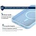 Cover Rinforzata In Silicone Compatibile Magsafe Per Iphone 15, Blu - Foto miniatura 3