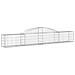 Cesto Gabbione Ad Arco 300x30x40/60 Cm Ferro Zincato - Foto miniatura 1