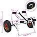 Carrello per Kayak Pieghevole 45 kg in Alluminio - Foto miniatura 2