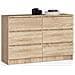 Cassettiera K140, 6 cassetti, 138x40x77 cm, Colore Sonoma Quercia - Foto miniatura 1