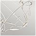 Lampadario Industrial Nordico Bradbury Acciaio Bianco Antico 5 Luci E14 - Foto miniatura 2